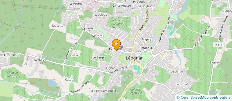 localisation de l'entreprise AQUITAINE SERVICE PLUS à LEOGNAN