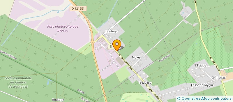 localisation de l'entreprise AQUITAINE SERVICE TECHNIQUE à ARSAC