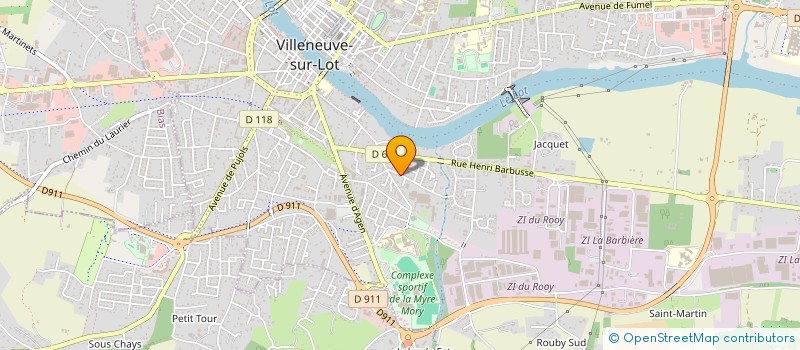 localisation de l'entreprise AQUITAINE SERVICES ADMINISTRATIFS  VILLENEUVE-SUR-LOT