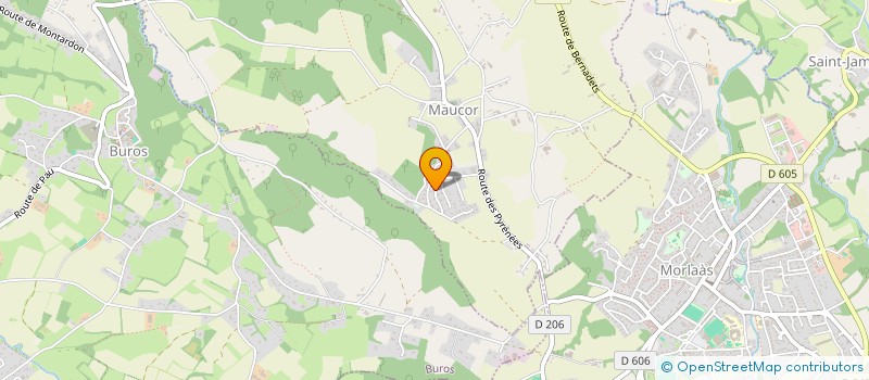 localisation de l'entreprise AQUITAINE SERVICES HABITAT  MAUCOR