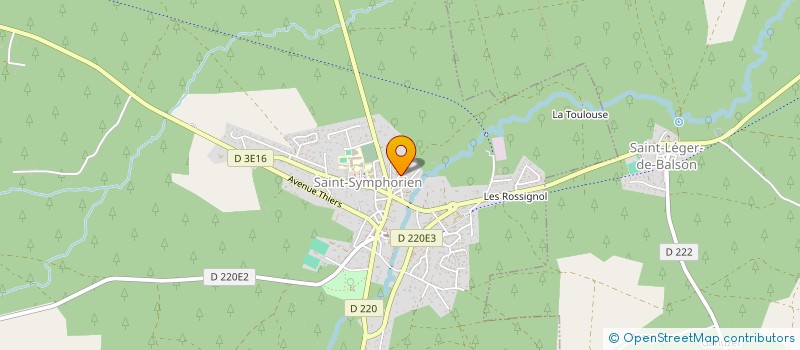 localisation de l'entreprise AQUITAINE SERVICES TRANSPORTS GIRONDE - A.S.T.G à SAINT-SYMPHORIEN