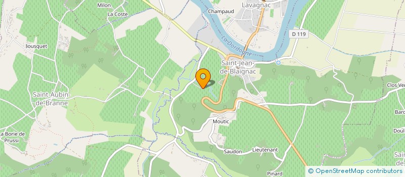 localisation de l'entreprise AQUITAINE  SERVICES TRAVAUX PUBLICS à SAINT-JEAN-DE-BLAIGNAC