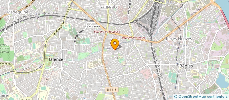 localisation de l'entreprise AQUITAINE SOINS FUNERAIRES à BEGLES