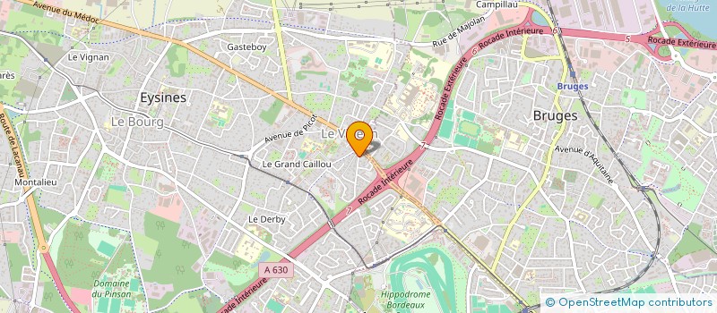 localisation de l'entreprise AQUITAINE SOLAIRE  EYSINES