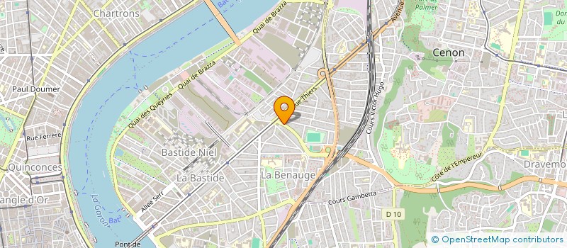 localisation de l'entreprise AQUITAINE STRUCTURES ET SERVICES à BORDEAUX
