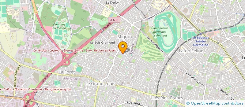 localisation de l'entreprise AQUITAINE TECHNOLOGIES NPS  BORDEAUX