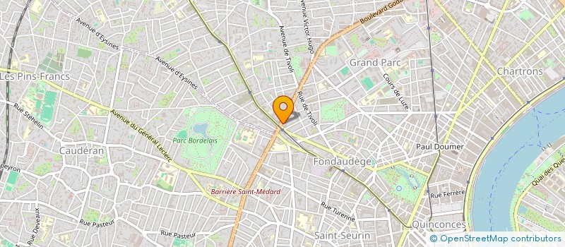 localisation de l'entreprise AQUITAINE TERRASSE BOIS à BORDEAUX