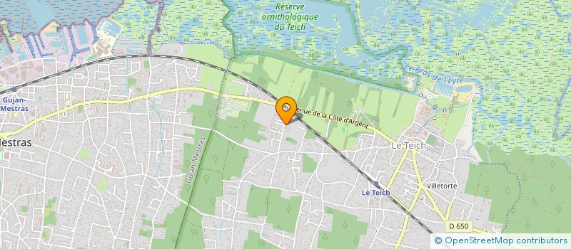 localisation de l'entreprise AQUITAINE TERRASSEMENT ET BATIMENT à LE TEICH