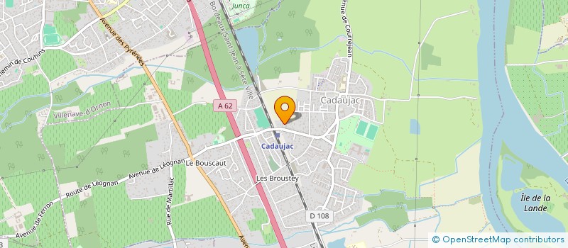 localisation de l'entreprise AQUITAINE THERMIQUE SERVICES à CADAUJAC