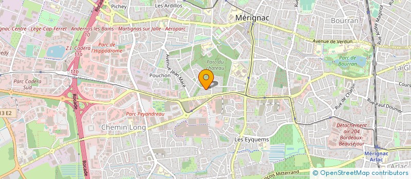 localisation de l'entreprise AQUITAINE TRAITEMENTS SARL à MERIGNAC