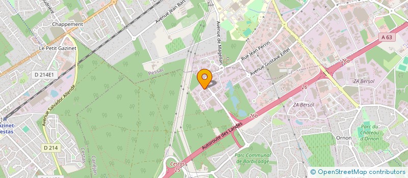 localisation de l'entreprise AQUITAINE TRANSITION ENERGETIQUE  CANEJAN