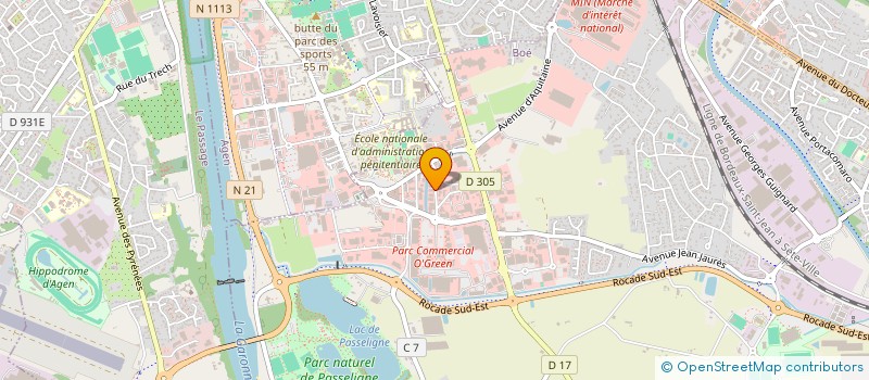 localisation de l'entreprise AQUITAINE TRANSPORT  BOE