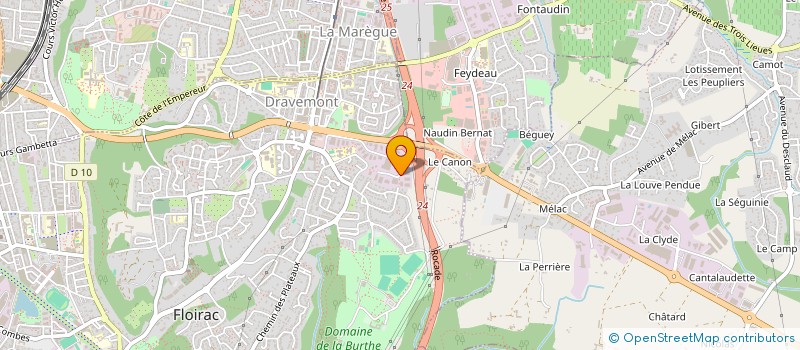 localisation de l'entreprise AQUITAINE TRAVAUX INGENERIE CONSEIL à FLOIRAC