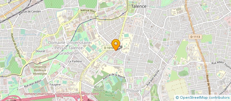 localisation de l'entreprise AQUITAINE VRD  SADIRAC