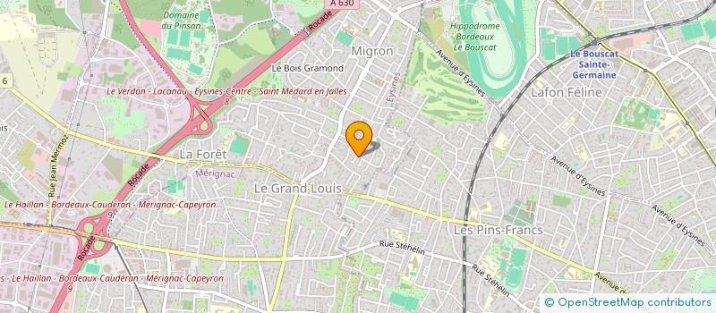 localisation de l'entreprise AQUITAINETTE SARL à EYSINES