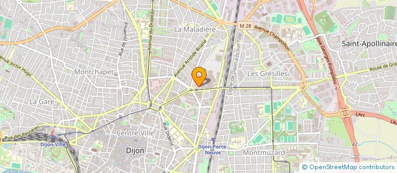 localisation de l'entreprise AQUITANI'A à DIJON