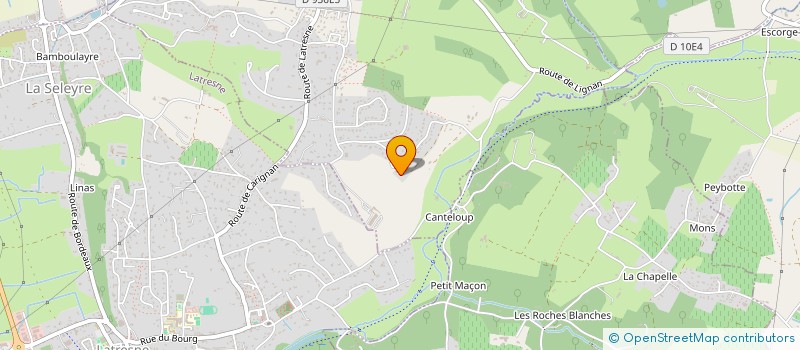 localisation de l'entreprise AQUITANIA  CARIGNAN-DE-BORDEAUX