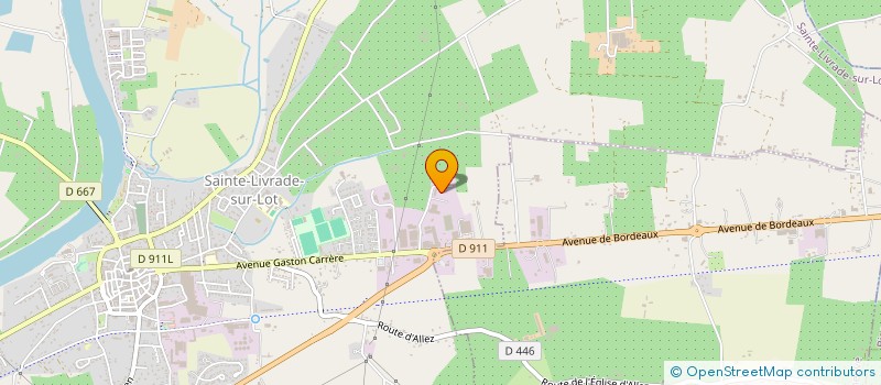 localisation de l'entreprise AQUITEC FROID à SAINTE LIVRADE SUR LOT