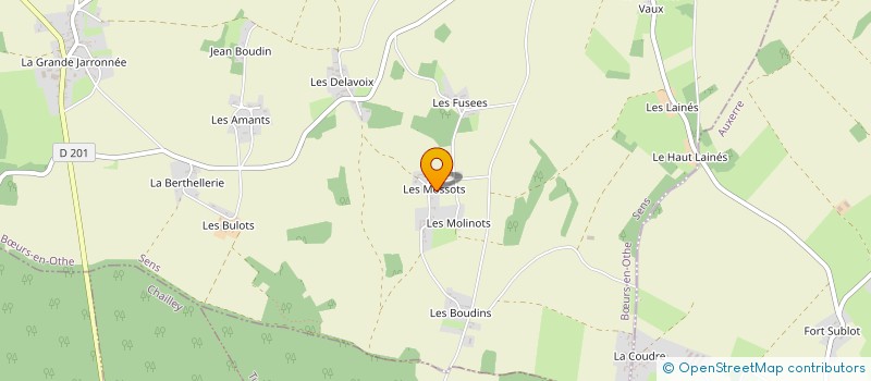 localisation de l'entreprise AQUITECHNO  BURS-EN-OTHE