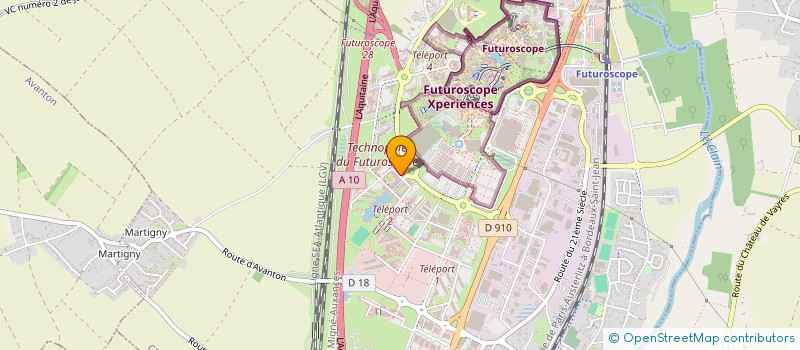 localisation de l'entreprise AQUITEL  CHASSENEUIL-DU-POITOU