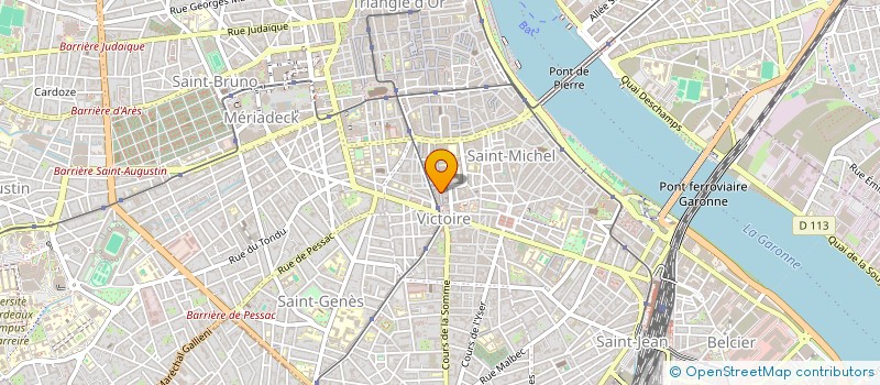 localisation de l'entreprise AQUITELECOM à BORDEAUX