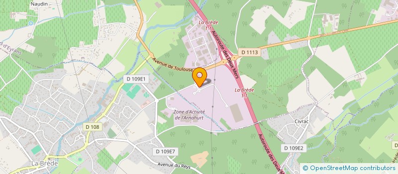 localisation de l'entreprise AQUITER AMENAGEMENT URBAIN  AYGUEMORTE-LES-GRAVES