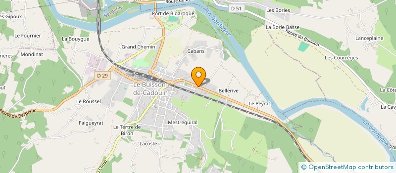 localisation de l'entreprise AQUITRANS SARL  URVAL