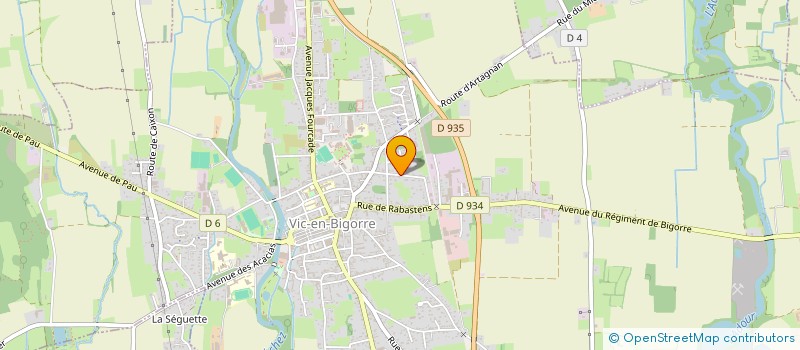 localisation de l'entreprise AQUIVIAG  VIC-EN-BIGORRE