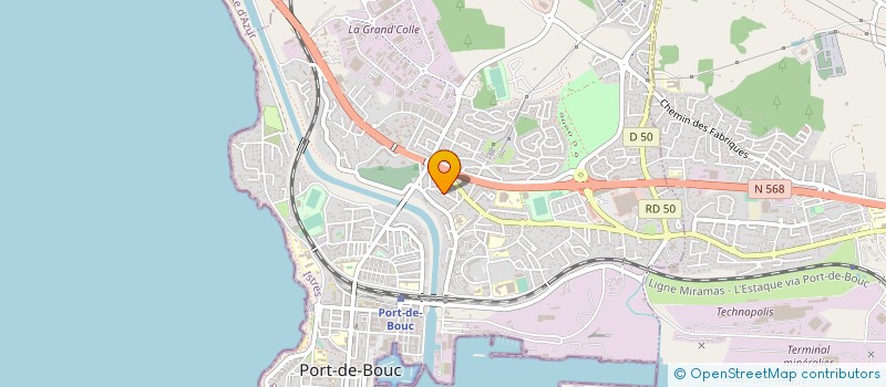 localisation de l'entreprise AQUO D AQUI  PORT-DE-BOUC