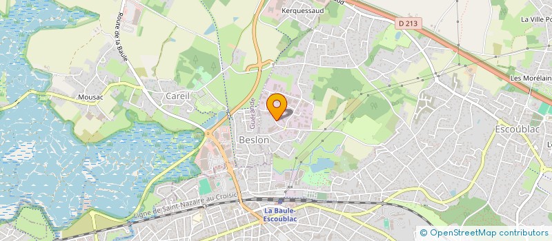 localisation de l'entreprise AQV FROID ET CUISINES PRO  LA BAULE-ESCOUBLAC