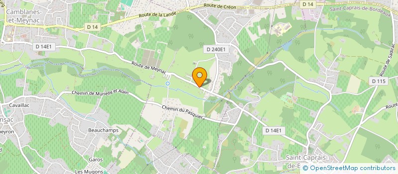 localisation de l'entreprise AR  CAMBLANES-ET-MEYNAC