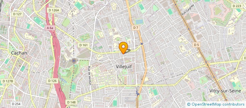 localisation de l'entreprise AR ALIMENTATION  VILLEJUIF