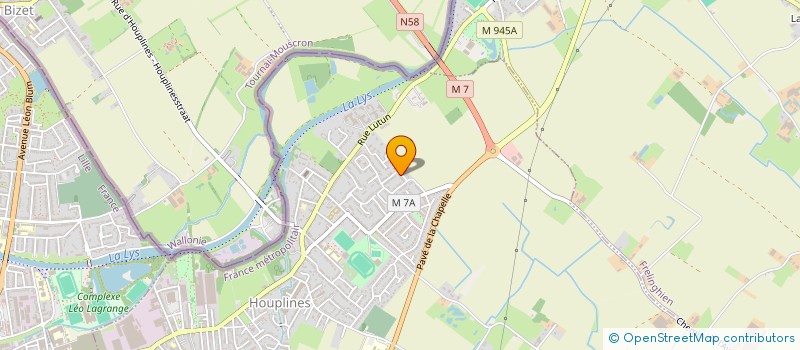 localisation de l'entreprise AR - AMENAGE RENOVE  HOUPLINES