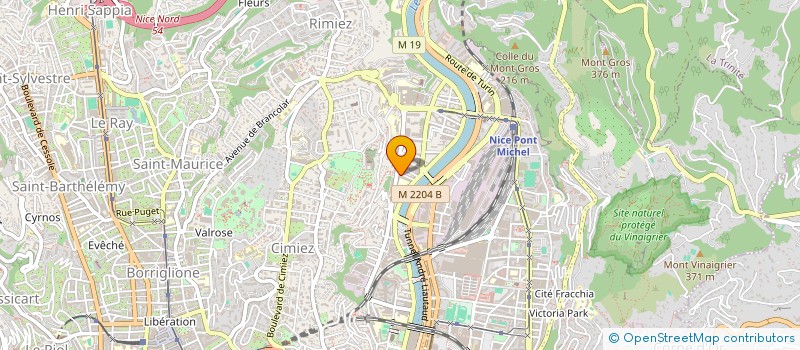 localisation de l'entreprise AR.AR  NICE