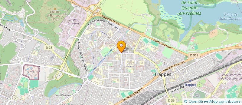 localisation de l'entreprise AR AUDITION  TRAPPES