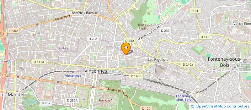 localisation de l'entreprise AR.B PIZZA à VINCENNES