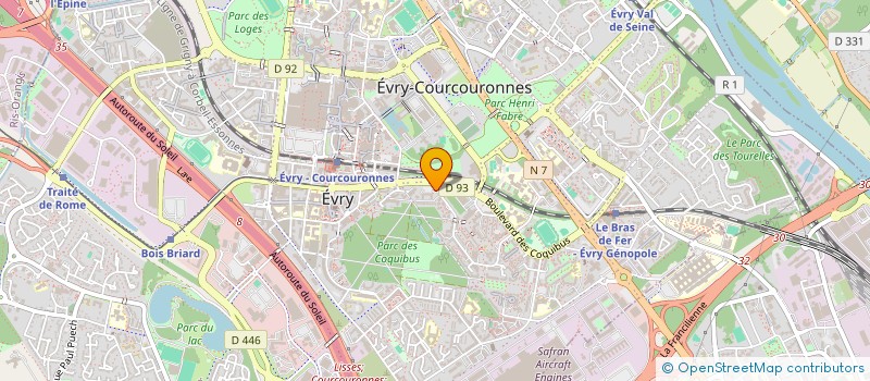 localisation de l'entreprise AR BA SA  EVRY-COURCOURONNES
