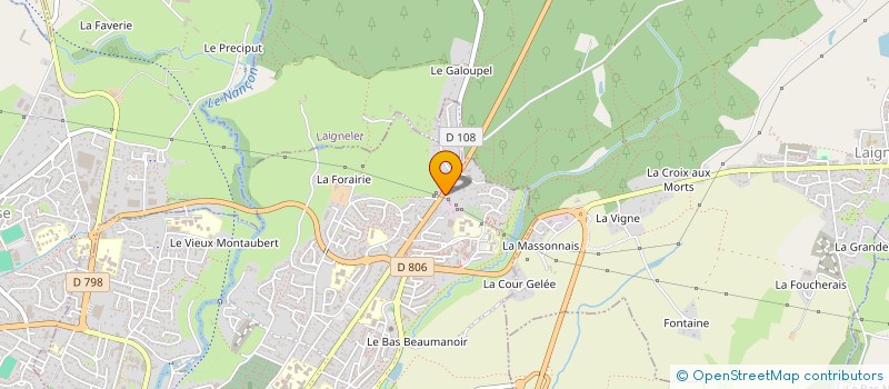 localisation de l'entreprise AR BALC H  FOUGERES