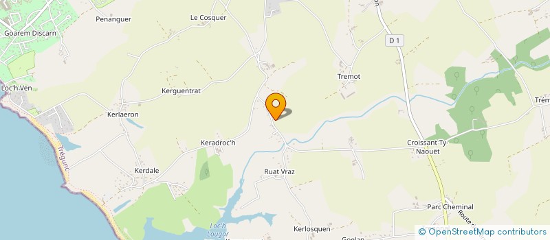 localisation de l'entreprise AR BARADOZ  TREGUNC