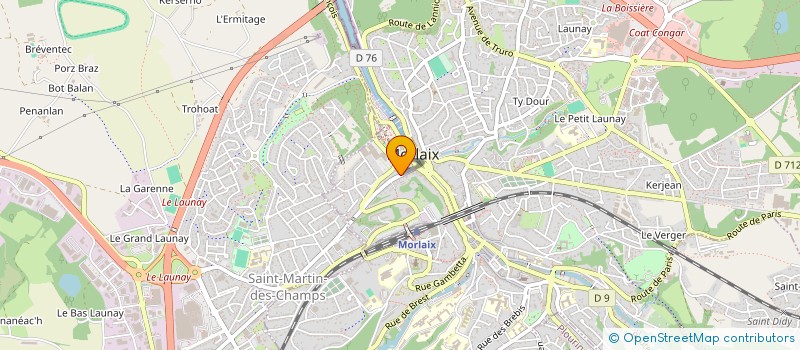 localisation de l'entreprise AR BRADENN ASSAINISSEMENT  MORLAIX