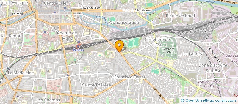 localisation de l'entreprise AR BUZHUG STROBINELLUS  RENNES