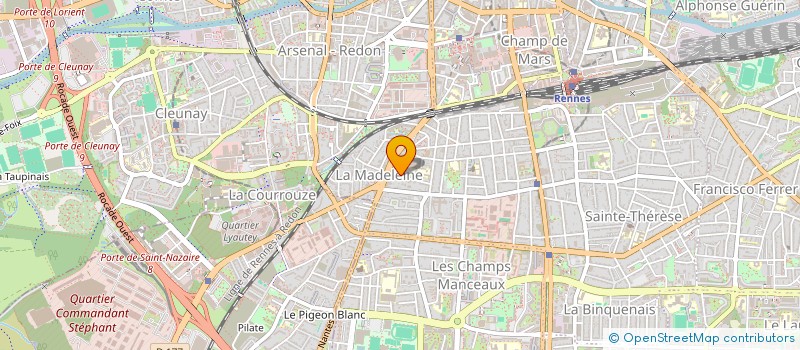 localisation de l'entreprise AR C'HRA  RENNES