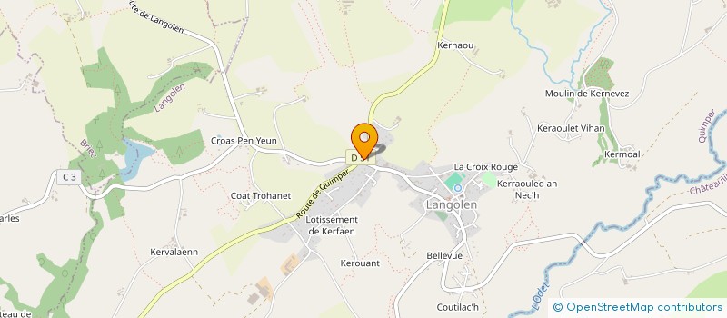 localisation de l'entreprise AR C'HREK à LANDREVARZEC