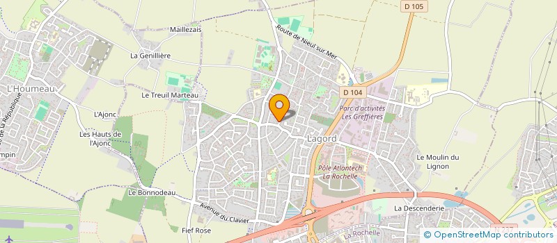 localisation de l'entreprise AR CAP  LAGORD