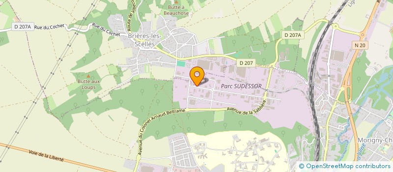 localisation de l'entreprise AR CAR WASH  BRIERES-LES-SCELLES