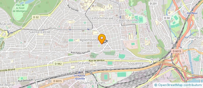 localisation de l'entreprise AR CAUCRI  LE HAVRE