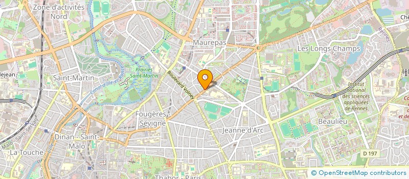 localisation de l'entreprise AR'COIFFURE  RENNES