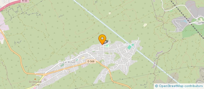 localisation de l'entreprise AR&COM  LE ROVE