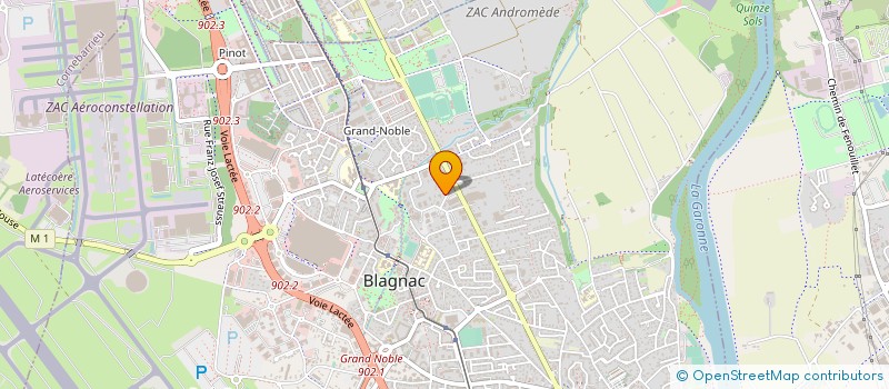 localisation de l'entreprise AR CONCEPT  BLAGNAC