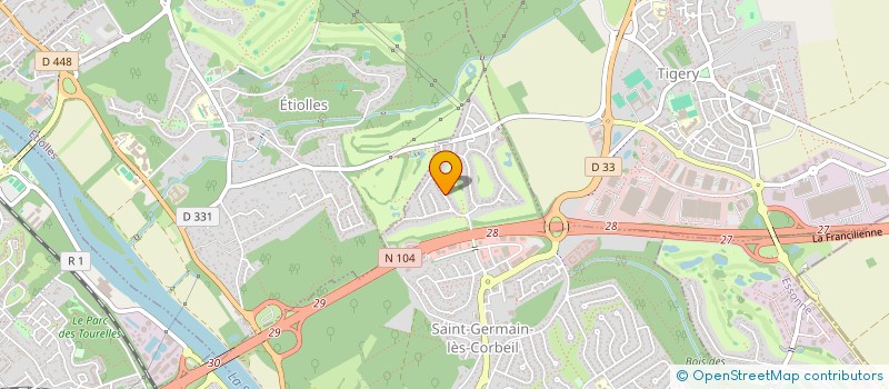 localisation de l'entreprise AR CONSEIL  SAINT-GERMAIN-LES-CORBEIL